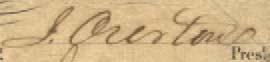 J Overton signature